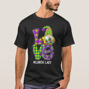Camiseta Eu Amo Mardi Gras No Almoço Senhora Professora Gno