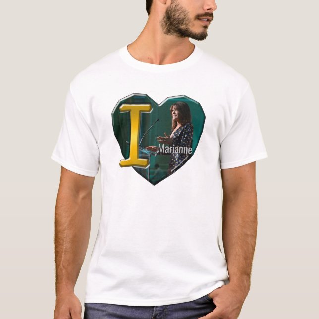 Camiseta Eu amo Marianne Williamson - (Frente)