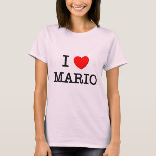 Camiseta Eu amo Mario