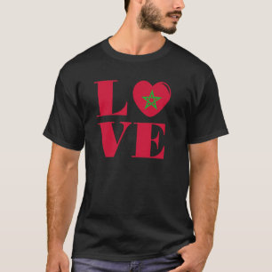 Camiseta Eu amo Marrocos