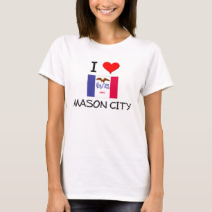 Camiseta Eu amo MASON CITY Iowa