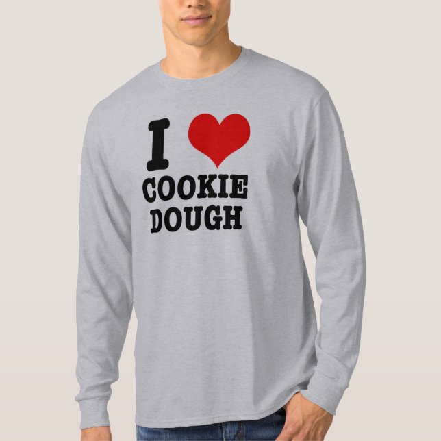 CAMISETA EU AMO MASSA DE BISCOITO (Frente)
