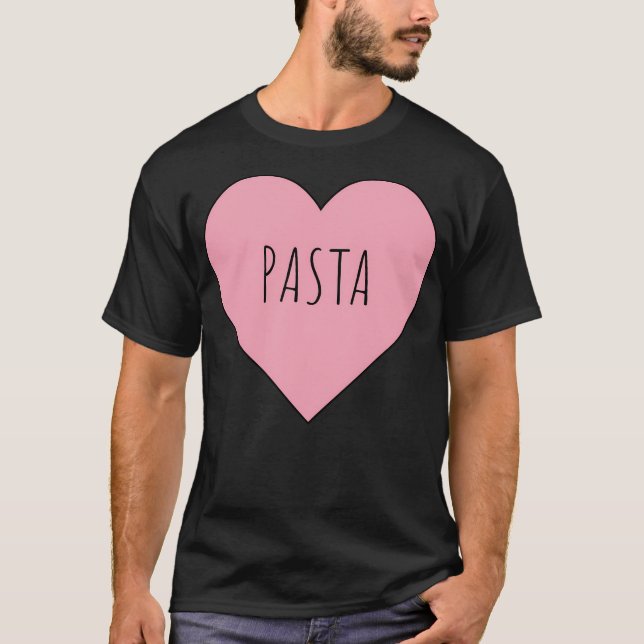 Camiseta Eu Amo Massas (Frente)