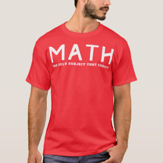 Camiseta Eu Amo Matemática
