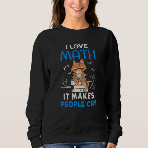 Camiseta Eu Amo Matemática Faz as Pessoas Chorarem