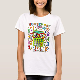 Camiseta Eu Amo Matemática para Professores e Engr