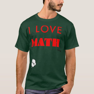 Camiseta Eu Amo Matemática Sarcástica Típica De Humor Engra