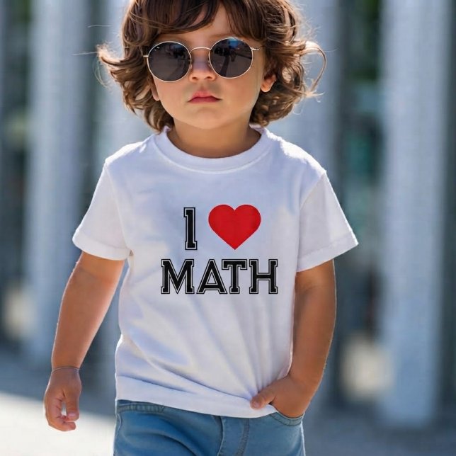 Camiseta Eu Amo Matemática Vintage Retro Matemática (Criador carregado)