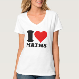 CAMISETA EU AMO MATEMÁTICAS