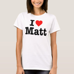 CAMISETA "EU AMO MATT "