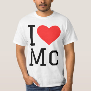 Camiseta Eu amo Mc