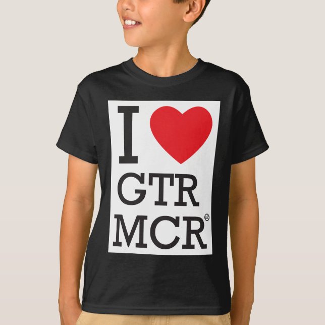CAMISETA EU AMO MCR GTR (Frente)