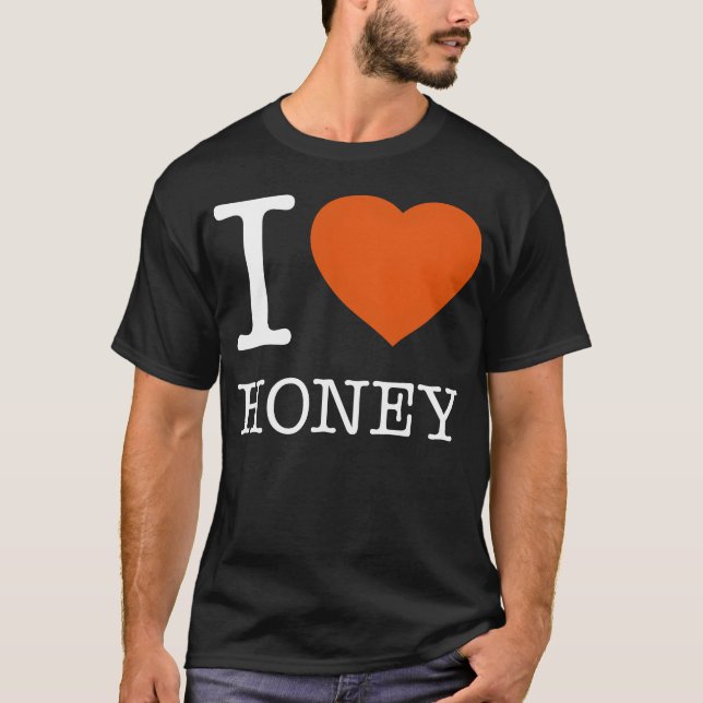 Camiseta EU AMO MEL vintage (Frente)