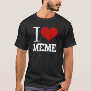 Camiseta Eu amo Meme