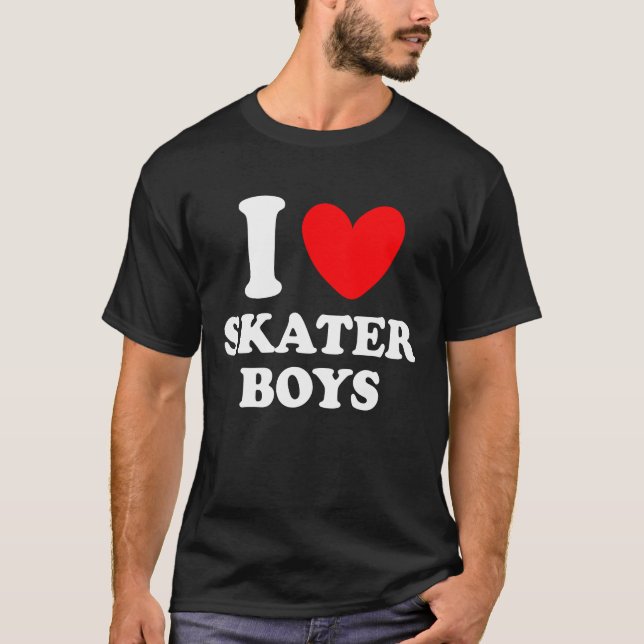 Camiseta eu amo meninos de skater (Frente)