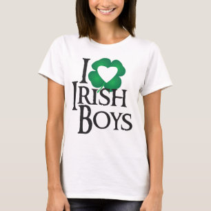 Camiseta Eu amo meninos irlandeses