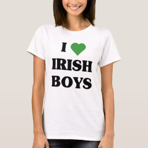 Camiseta Eu amo meninos irlandeses