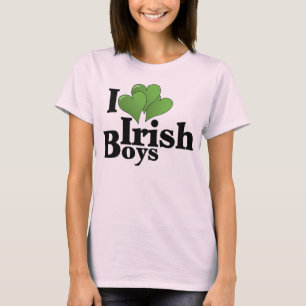 Camiseta Eu amo meninos irlandeses