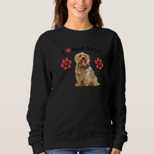 Camiseta Eu Amo Meninos Maus Cachorrinho Yorkie Macho Piad
