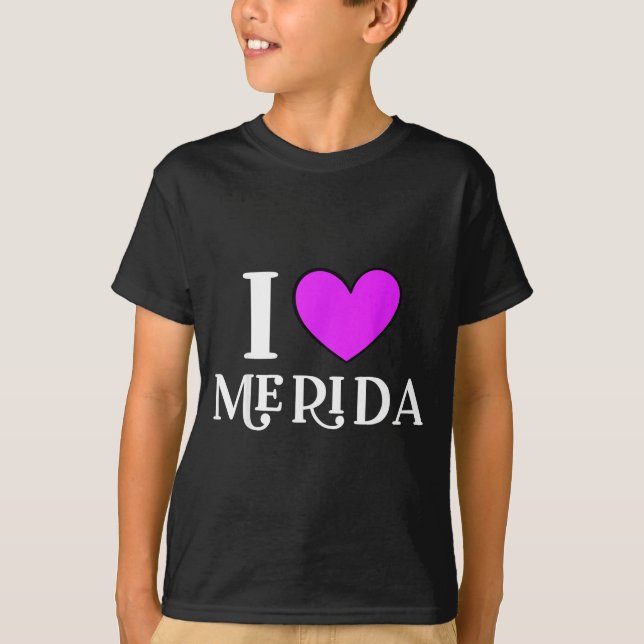Camiseta Eu Amo Merida México  (Frente)