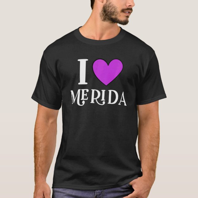 Camiseta Eu Amo Mérida México 2 (Frente)