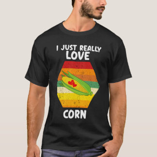 Camiseta Eu Amo Mesmo Milho, Milho No Cob