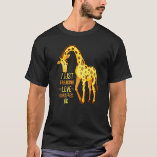 Camiseta Eu Amo Mesmo O Animal Da Zootecnia Girafas