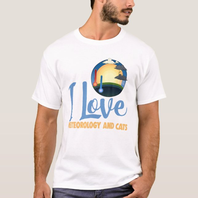 Camiseta Eu Amo Meteorologista (Frente)