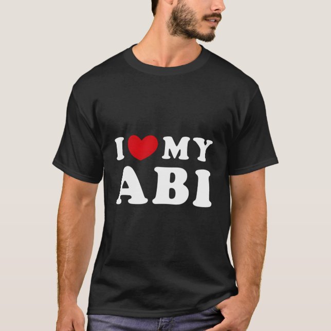 Camiseta Eu Amo Meu Abi Eu Corto Meu Abi (Frente)