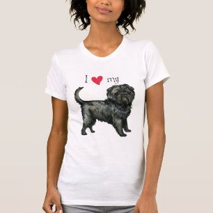 Camiseta Eu amo meu Affenpinscher