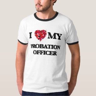Camiseta Eu amo meu agente de saída precária