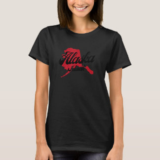 Camiseta Eu Amo Meu Alasca Melhor Estado Alasca Cidade Sela