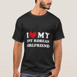 Camiseta Eu Amo Meu Amigo Coreano Quente