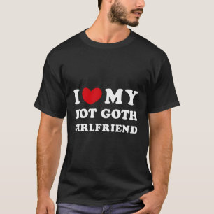 Camiseta Eu Amo Meu Amigo De Gótico Quente, Eu Sou Meu Amig