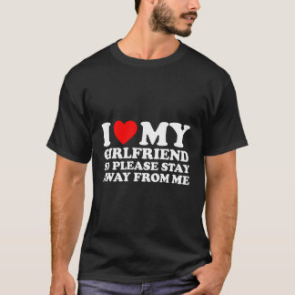 Camiseta Eu Amo Meu Amigo Quente Então Por Favor Fique Long