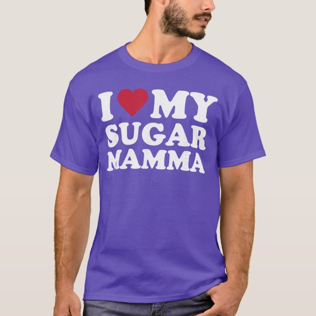 Camiseta Eu Amo Meu Amigo Sugar Mamma (Frente)