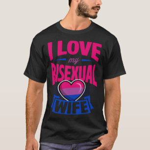 Camiseta Eu Amo Meu Aniversário do Orgulho Bi Cute Bi da Es