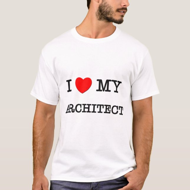 Camiseta Eu amo meu ARQUITETO (Frente)