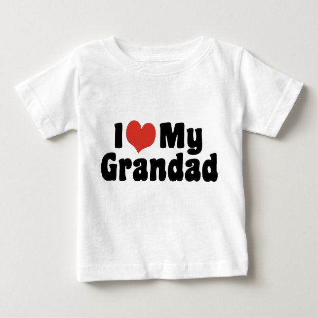 Camiseta Eu Amo Meu Avô (Frente)