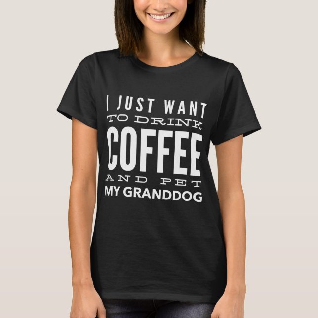 Camiseta Eu Amo Meu Avô Beber Café (Frente)