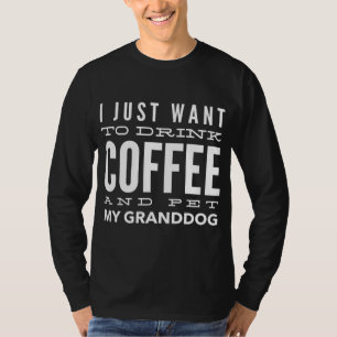 Camiseta Eu Amo Meu Avô Beber Café