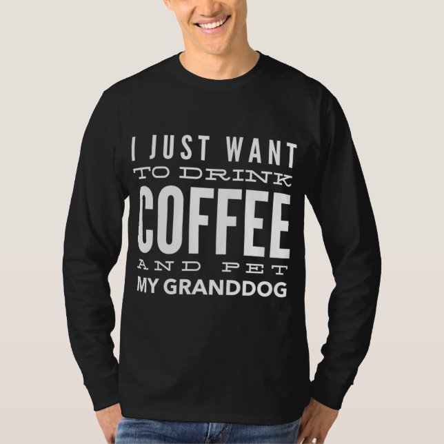 Camiseta Eu Amo Meu Avô Beber Café (Frente)