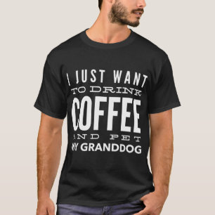 Camiseta Eu Amo Meu Avô Beber Café