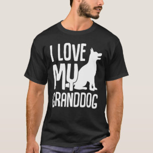 Camiseta Eu Amo Meu Avô Cachorro Avô 13