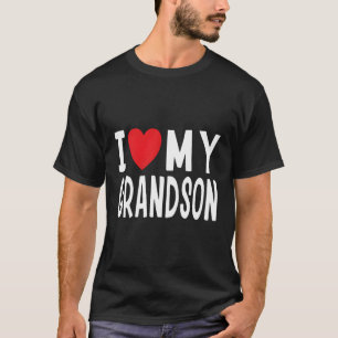 Camiseta Eu Amo Meu Avô Divertido Celebração Vovô Vovô
