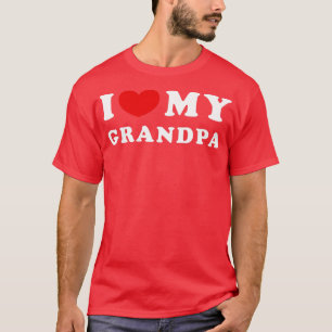 Camiseta Eu Amo Meu Avô Eu Corto Meu Avô