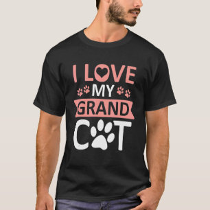 Camiseta Eu Amo Meu Avô Gatinho Avô Vovô Vovô Vovô