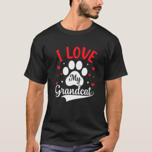 Camiseta Eu Amo Meu Avô Gatinho Avô Vovô Vovô Vovô