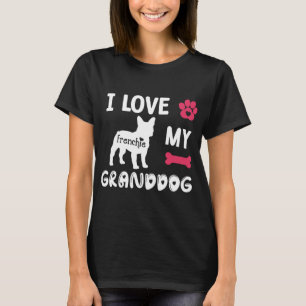 Camiseta Eu Amo Meu Avô Oferece Amor À Avó Francesa