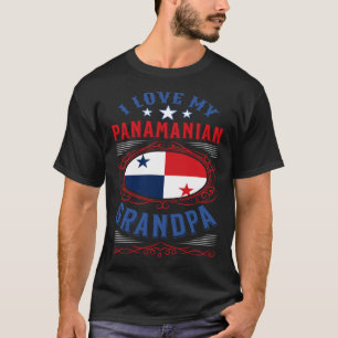 Camiseta Eu amo meu avô panamenho